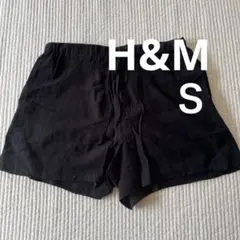 H&M 黒ショートパンツ S レディース