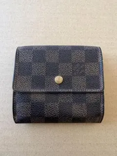 LOUIS VOITTON ルイヴィトン ダミエ Ｗホック 三つ折り財布