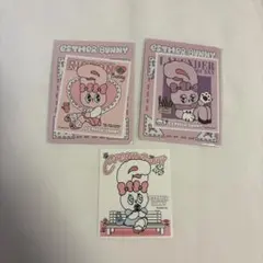 エスターバニー ステッカー3枚セット