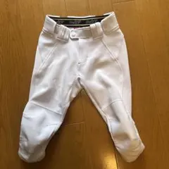 野球パンツ　ローリングス　ショートフィット白パン　140