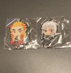 鬼滅の刃 ラバーストラップ 煉獄杏寿郎 宇髄天元