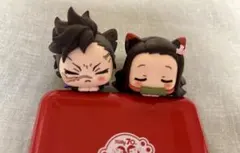 鬼滅の刃　おひるねこ　不死川玄弥　竈門禰豆子　フィギュア　マスコット