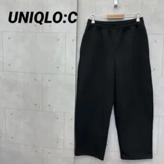 UNIQLO C ユニクロシー　スウェットワイドパンツ サイズL ブラック