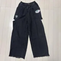 アルジー　ブラックデニム　ダメージジーンズのサムネイル