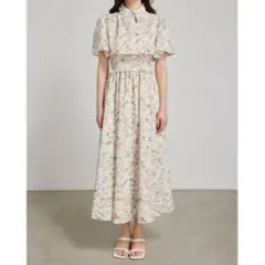 rienda　フレアシャツセットシャーリングベアワンピース