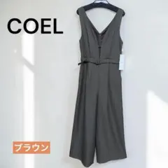 新品タグ】COEL コエルサロペット ブラウン サイズ38 - メルカリ