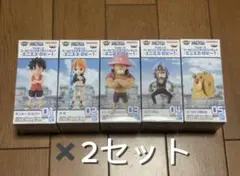 ワンピース ワールドコレクタブルフィギュア エニエスロビー　5種コンプ　2セット