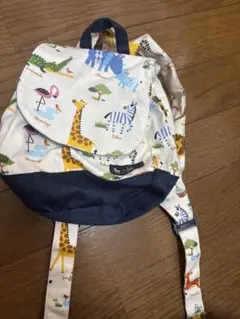 動物柄リュック　フロントポケット付き