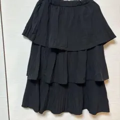 プリーツスカート フレア ロング