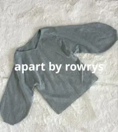 apart by rowrysVネック ボリュームスリーブ カットソー グレーMのサムネイル
