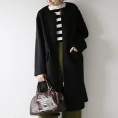 spick and span ビーバーフロントZIPコート