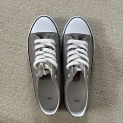 キャンパススニーカー 25.0cmグレー
