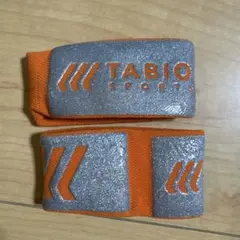 TABIO スポーツ用ソックス オレンジ/グレー