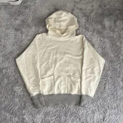 単丈パーカー　クリーム色