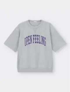 GUスウェT(5分袖)グレー