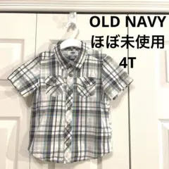 ほぼ未使用　オールドネイビー　チェックシャツ