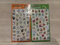 【韓国限定】ポケモン　3Dクリスタルステッカー　2種セット