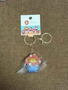サンリオ クリアカラーキーホルダー ミャクミャク 大阪万博 ポムポムプリン