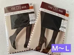 ATSUGI THE LEG BAR ６０デニール　２足 Ｍ〜Ｌサイズ