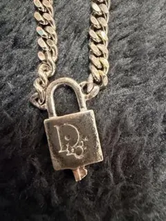 【訳あり】Christian Dior ディオール カデナ ネックレス シルバー