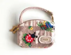 FEILER／フェイラー×近沢レース店コラボ ハイジ柄 サイドポーチ（ベージュ）