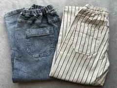 ブランシェス＊ガーナーテーパードパンツ2点セット＊130㎝