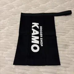 サッカーショップ　KAMO オリジナルシューズケース　黒×黒