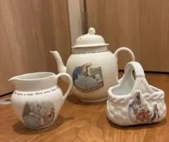 未使用　ウェッジウッド　ピーターラビット ティーポットセット