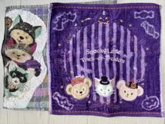 ディズニーシー ダッフィー シェリーメイ ジェラトーニ ハロウィーン タオル2枚