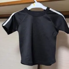 黒いTシャツ サイズ110 ラグランスリーブ