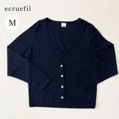 ecruefil エクリュフィル ネイビー カーディガン Mのサムネイル