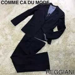 未使用級 コムサデモード パンツスーツ イタリア製生地 ブラック 11 卒業式