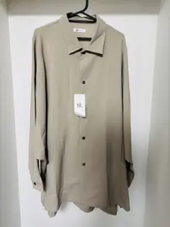 【新品タグ付き】tk. TAKEO KIKUCHI ベージュ長袖シャツ