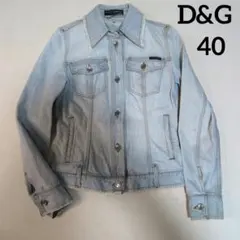 Dolce&Gabbana ドルガバレディース切りっぱなしデニムジャケットY2K