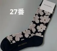 新品未使用　marimekko ソックス　　レディース靴下　27番のサムネイル