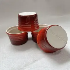 ル・クルーゼ (LE CREUSET) スタッキングラムカン4個セット　レッドのサムネイル