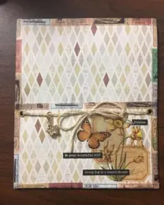 紙もの おすそ分け セット 100枚 チャーム付き コラージュ 素材 No.32