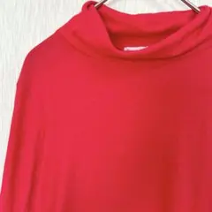 J.CREW crewcuts コットン ロールネック カットソー レッド 綿のサムネイル
