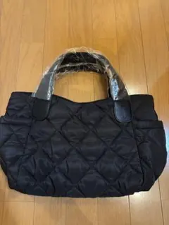 デニーズ　福袋　キルティングトートバッグ　黒　キルティングバッグ　ブラック