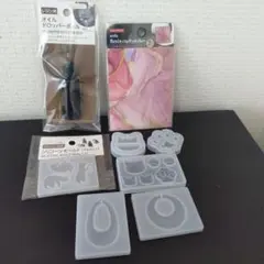 レジン用品　まとめ売り　シリコンモールド　猫　パーツ　ハンドメイド