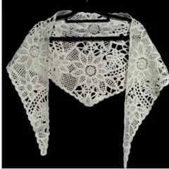 GU クロシェスカーフ　レースストール