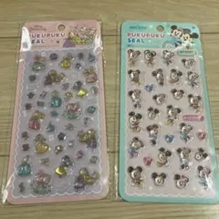 ディズニー PUKUPUKUシール 2シートセット