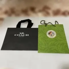 COACHとHONOLULU COFFEEのショップ袋セット