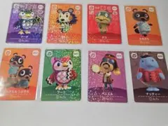 あつ森 amiiboカード SP 8枚セット　たぬきちほか