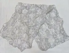 流行りの白✕シルバーラメシワ加工レース帯揚げ