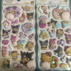 日焼けサンリオキャラクター おしりシール 2シートセット