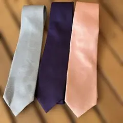 カラーネクタイ 3本