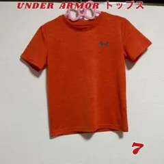 UNDER ARMOR オレンジ Tシャツ サイズ7