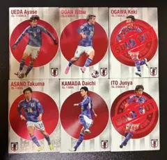 サッカー 日本代表 トレーニングカード レアカード4枚