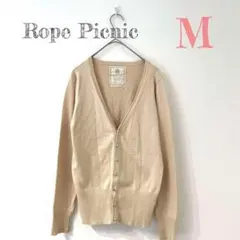 〖ロペピクニック〗Rope Picnic Vネックカーディガン アイボリー M